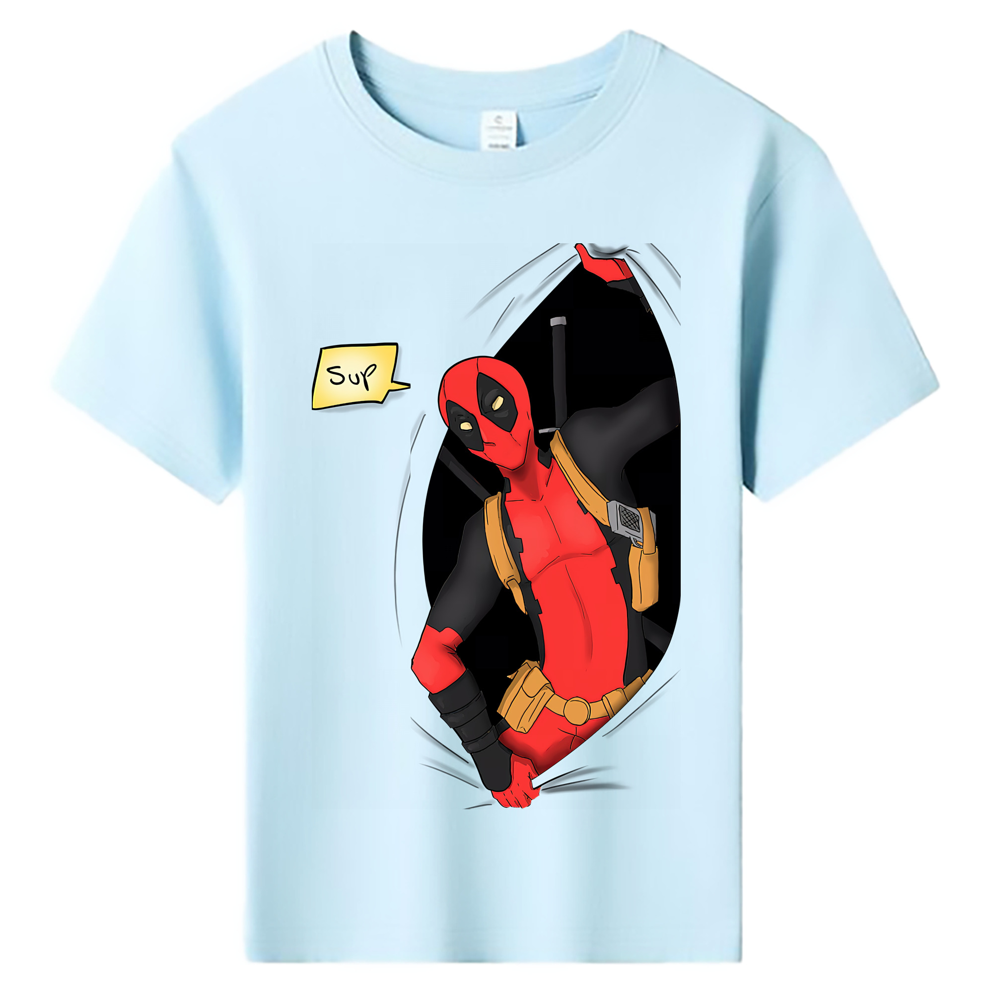 （画像用） Deadpool デッドプール 綿100％キッズTシャツ（フロントプリント）